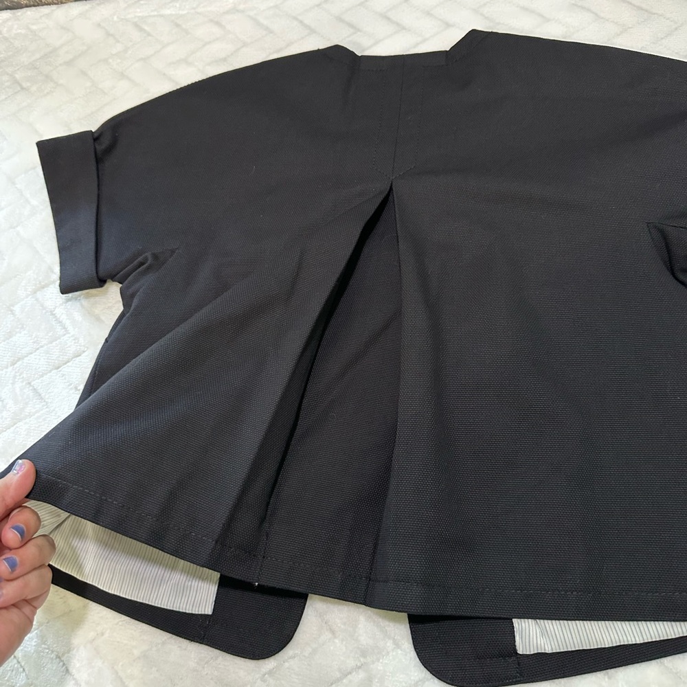 Euc $78 Martin & + And Osa Suit Coat Jacket Blazer Black Short Cuff Sleeve 2 XS - Picture 14 of 14